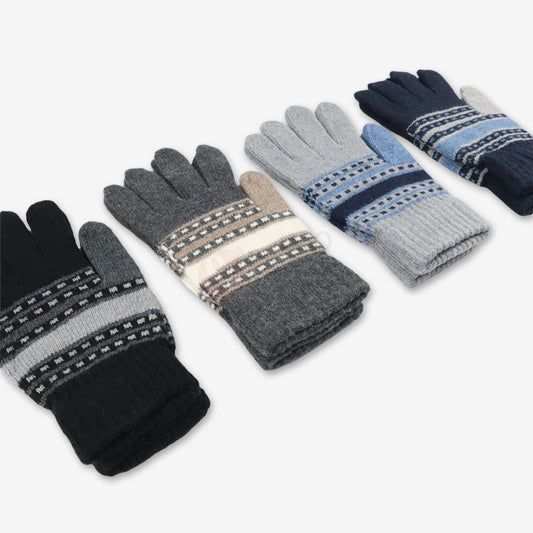 Lot 4 Gants d'Hiver Motif