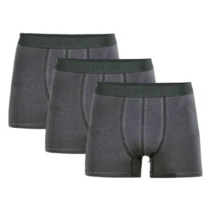 Pack de 3 boxer gris foncé pour homme