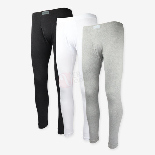 PARTNERS Lot 3 sous pantalons thermique Coton
