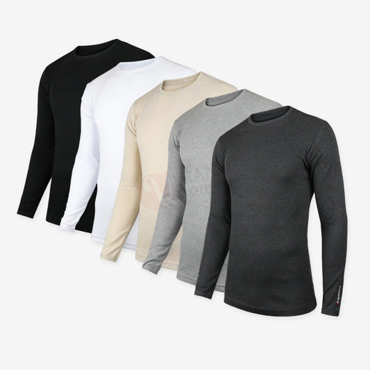 ESPIRO Lot 5 Sous pulls thermique 100% Coton