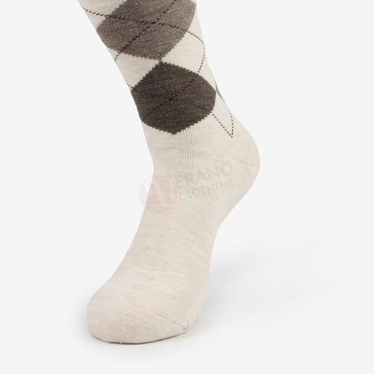 LEADER Chaussettes Jacquard Chaudes
