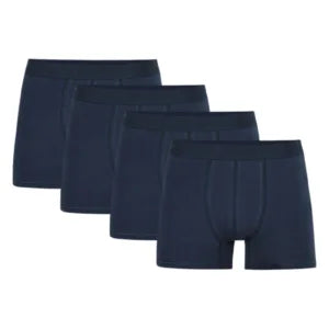 Pack de 4 boxer bleu pour homme