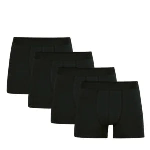 Pack de 4 boxer noir pour homme